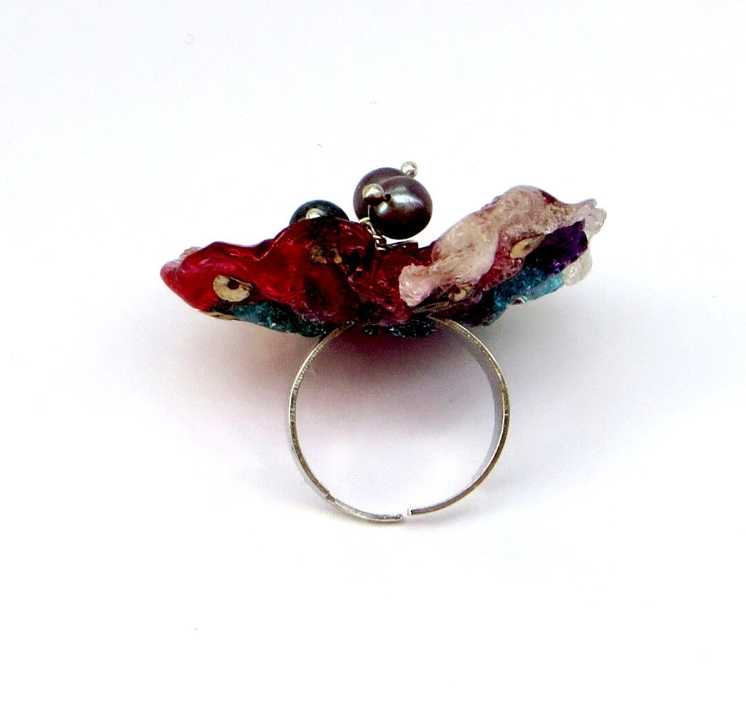 Bague Coquelicot