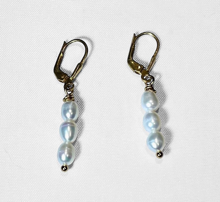 Boucles d'oreilles en Perles de Culture