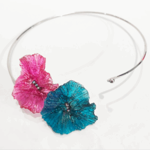 Collier Roses Trémières