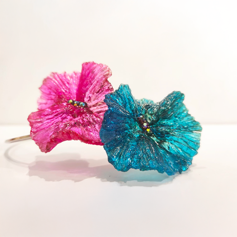 Collier Roses Trémières – Image 2