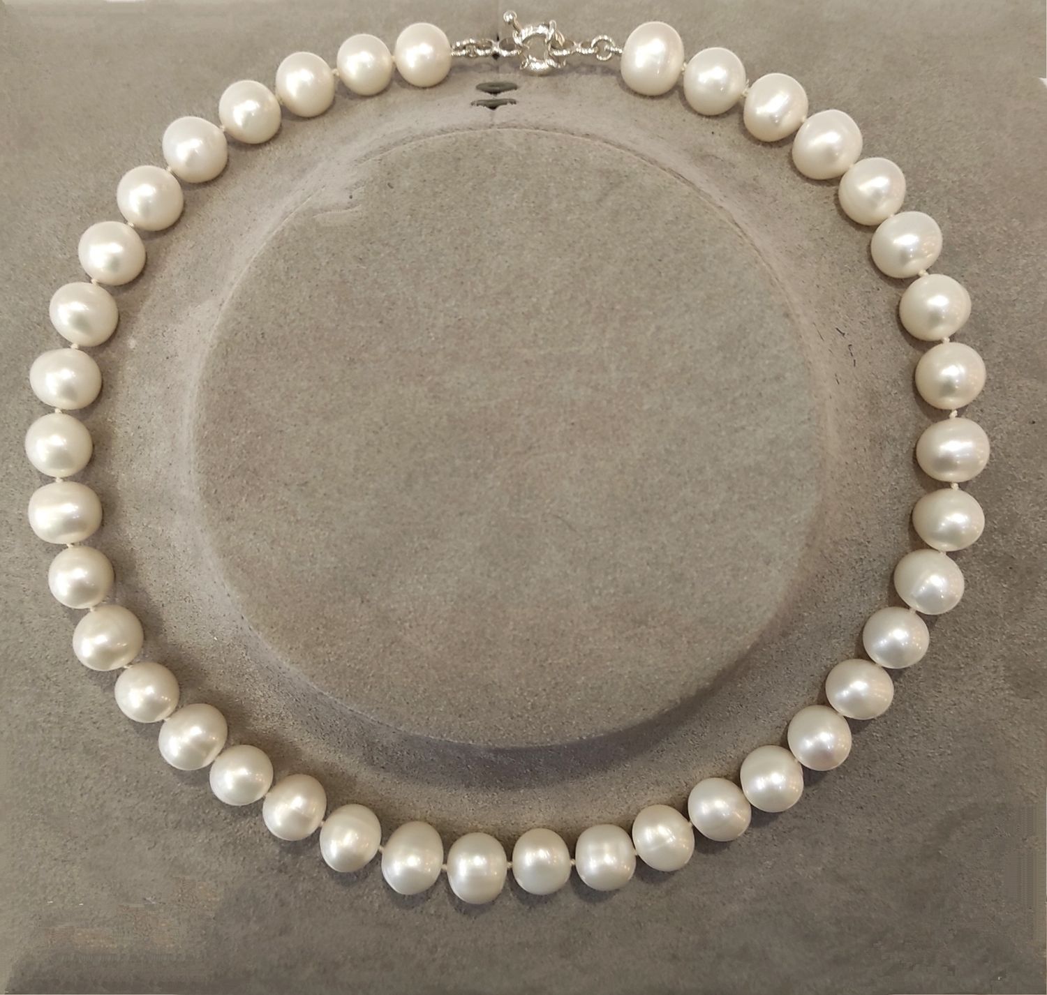 Collier en Perles de Culture Blanches Baroques AA – Image 2
